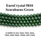 Scarabaeus Green EuroCrystal 5810 Round Pearls - 2mm, 3mm, 4mm, 5mm, 6mm, 8mm, 10mm, and 12mm - Strands - Made in Austria
